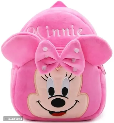 Soft Toy Velvet School Bag For Kid-thumb0