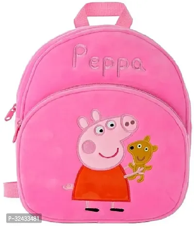 Soft Toy Velvet School Bag For Kid-thumb0