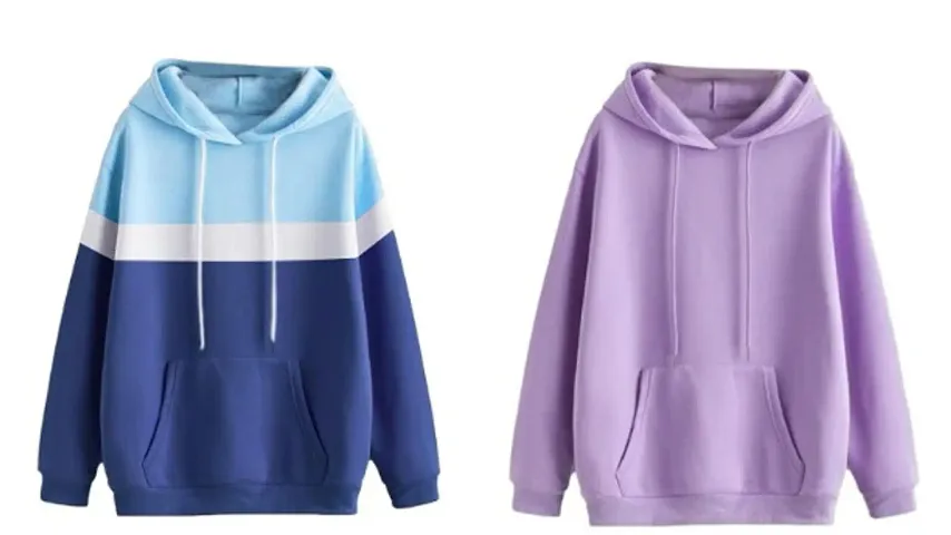 Stylish Solid Hoodies For Men Pack Of 2