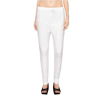 Buy KRISHNA FASHION Women's Cotton Ruby Cut Leggings (White Color