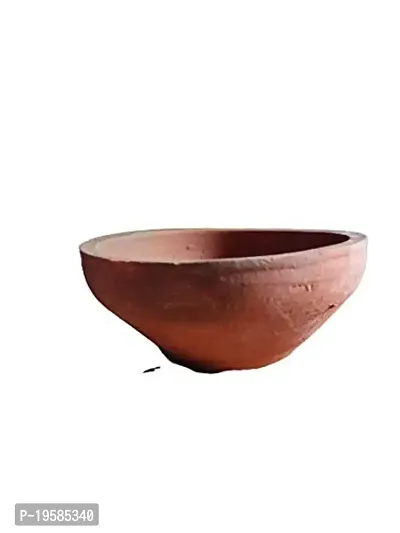 KRISHNA CREATIONS Clay dhai Handi/Curd Pot 300ml-thumb2