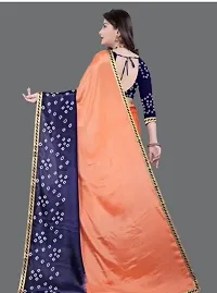 Fancy Turky Silk Saree with Blouse Piece for Women-thumb2