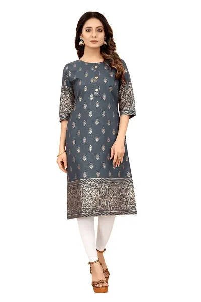 Straight Printed Kurtis