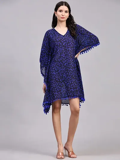 Fancy Short Kaftan Dress For Women