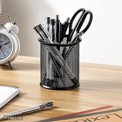 Black Pencil Holder/ Desk Organiser- Pack Of 1-thumb0