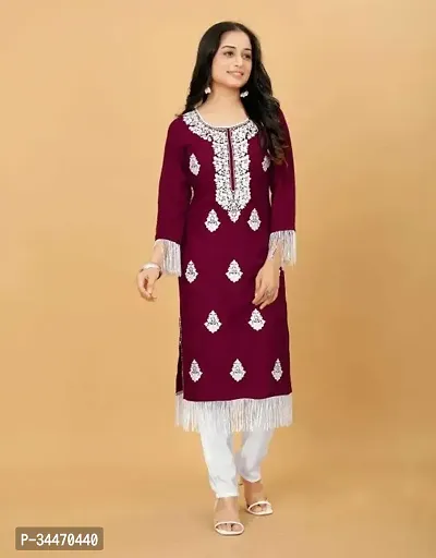 Stylish Rayon Kurta Bottom Set for Women-thumb0