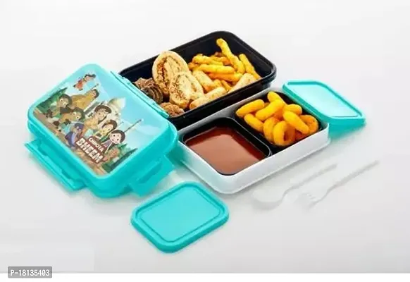 Premium 2 Compartment Insulated Lunch Box-thumb0