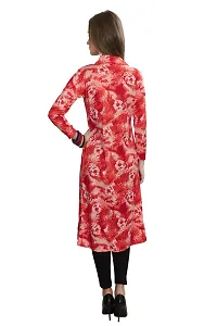 SWEEKASH Women's Floral Print Cotton Full Sleeve Knee Length Shrug-thumb1