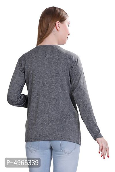 Alluring Grey Cotton Solid Straight Shrug For Women-thumb2