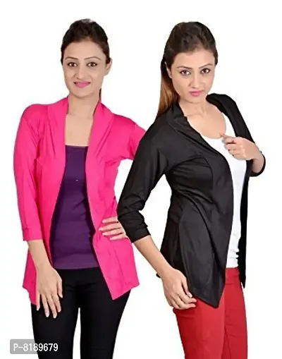 sweekash women's Long sleeve shrug (Combo pack of 2)