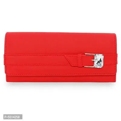 Trendy Artificial Leather Clutch for Women-thumb0