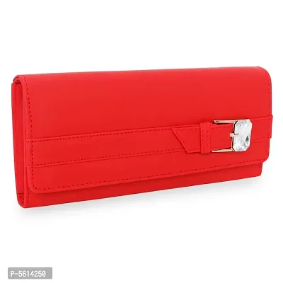 Trendy Artificial Leather Clutch for Women-thumb3
