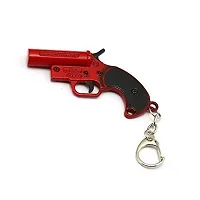 Hanumex? Exclusive Pubg Flare Gun Latest Keychain (Red) (Special Limited Edition)-thumb1