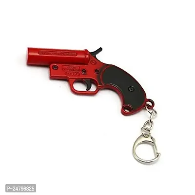 Hanumex? Exclusive Pubg Flare Gun Latest Keychain (Red) (Special Limited Edition)-thumb2