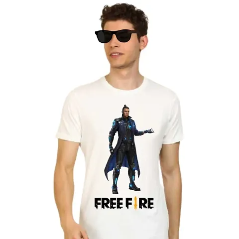 Funky Regular Fit FreeFire Men's T-Shirt