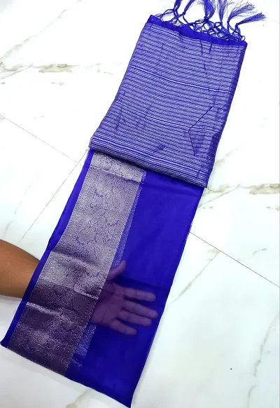 Stylish Silk Saree With Blouse Piece For Women