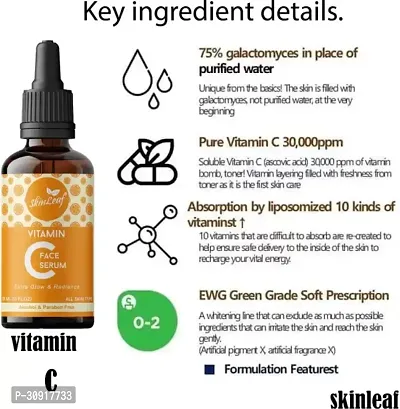 Serum with hyaluronic acid, Aloe Vera extract for face Anti Ageing, Brightening and Whitening Serum  (60 ml)-thumb2