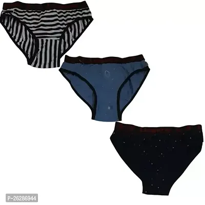 Stylish Women Cotton Hipster Panty Pack of 3