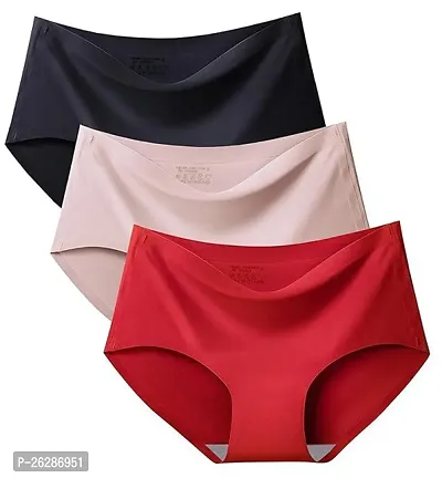 Stylish Women Silk Hipster Panty Pack of 3