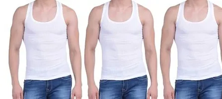 Pack Of 3 Dollar Bigboss Cotton Basic Vest