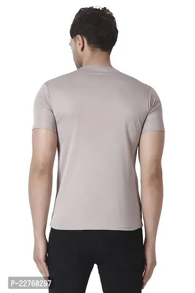 PURPLEHUEZ Solid Men Round Neck T-Shirt- Pack of 4-thumb2