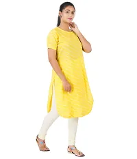 Hovom Women Cotton Pleated Straight Cut Kurta-thumb2