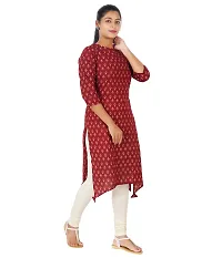 Hovom Cotton Printed Pure Cotton Straight Cut Kurta-thumb4