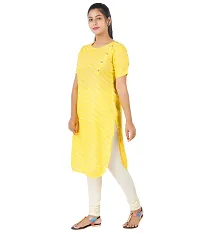 Hovom Women Cotton Pleated Straight Cut Kurta-thumb4