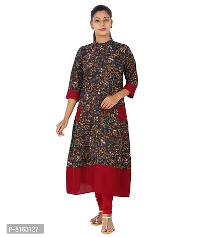 KYDA Cool Cotton A-Line Beautiful Maxi Dress Kurta