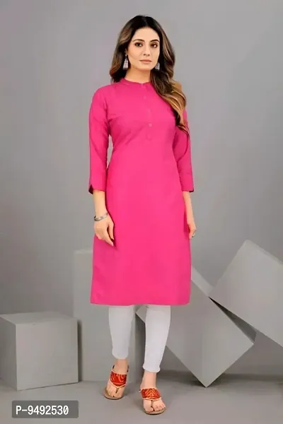 Latest Beautiful Rayon Stitched Kurta for Women-thumb0