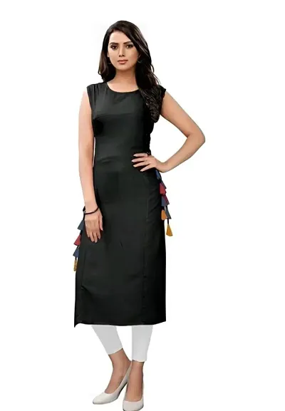 Fancy Rayon Straight Kurti