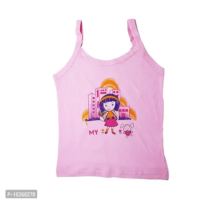 Akido Multicolor Cotton Vest/Slips/Sando Cartoon Printed for Baby Girls-thumb4