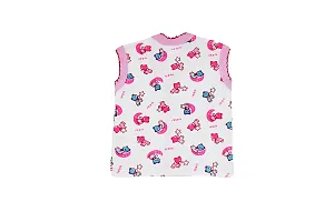 Akido Sleeveless Regular Fit Front Open Cotton Vest/Jhabla for Newborn Baby Boys  Girls-thumb2