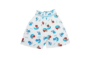 Akido Regular Fit Cotton Printed Half Sleeve Front Open Vest and Shorts Set For NewBorn Baby Boys  Girls-thumb3