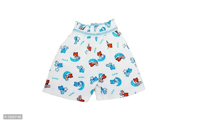 Akido Regular Fit Cotton Printed Half Sleeve Front Open Vest and Shorts Set For NewBorn Baby Boys  Girls-thumb4