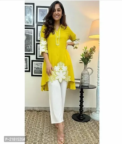 Women Stylish Rayon A-Line Kurta-thumb0