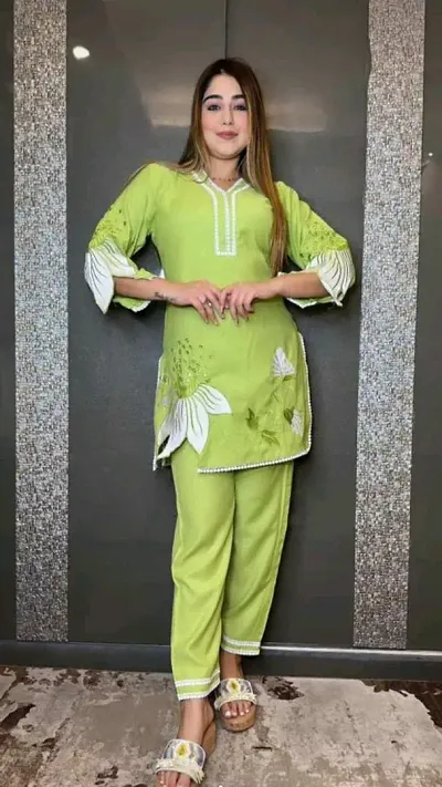 Stylish Rayon A-Line Kurta