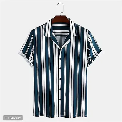 Digital Printed Cotton Unstitched Shirt Material For Men-thumb0