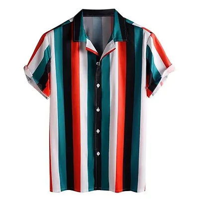 Elegant Striped Un-Stitched Shirts For Men- 2.25 Mtr