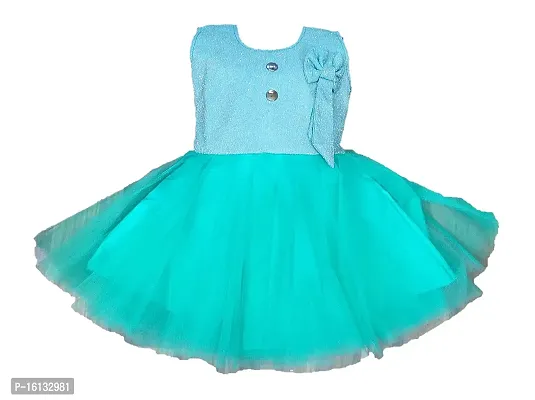 Maruf Dresses Baby Girl?s Party Dress/Frock Floral with Sower Desing