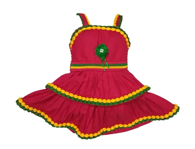 Trendy Cotton Frock For Girls