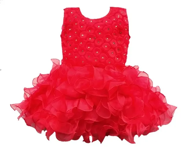 Stylish Net Dress For Girls