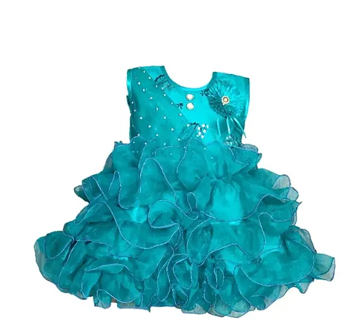 Girl's Net Fancy Frock