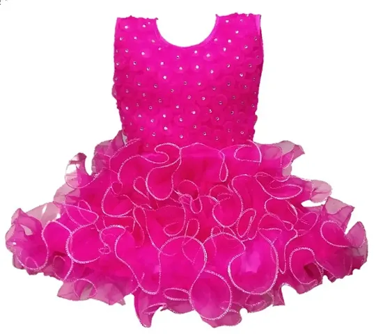 Stylish Net Dress For Girls