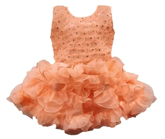 Partywear Net Dress for Girls