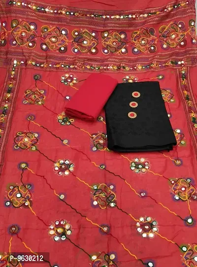 Beautiful Cotton Dress Material with Dupatta For Women-thumb0