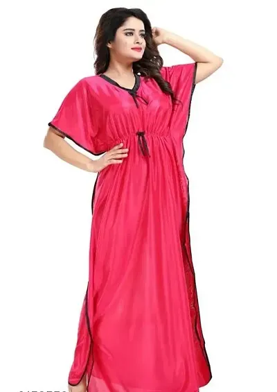 Hot Selling Satin nighties & nightdresses Women's Nightwear 