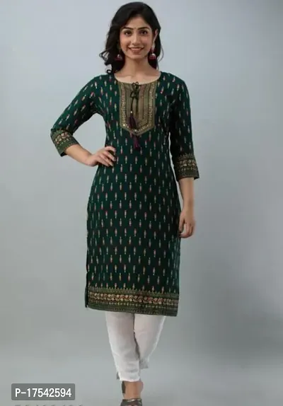 Fancy Cotton Kurta Set For Women-thumb0