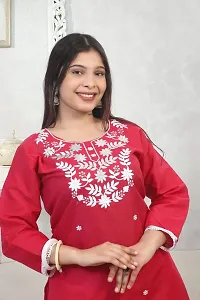 Fancy Cotton Kurta Set For Women-thumb2