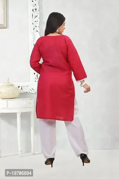 Fancy Cotton Kurta Set For Women-thumb2